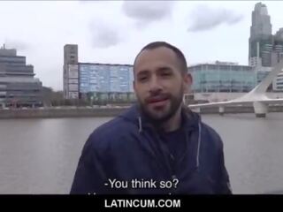 Latincum&period;com - amatérske rovný latino s svaly zaplatil hotovosť pre gejské špinavé video